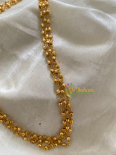 Gold Layered Beaded Malai -3 Layers-18 Inches -G2463